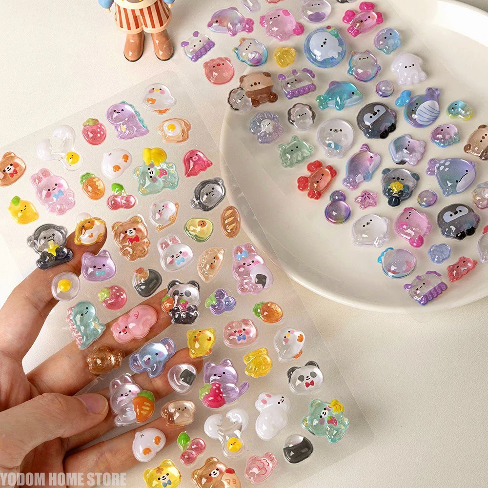 Embellishments For Scrapbooking - Набор из 4 креативных 3D-наклеек: конфеты,